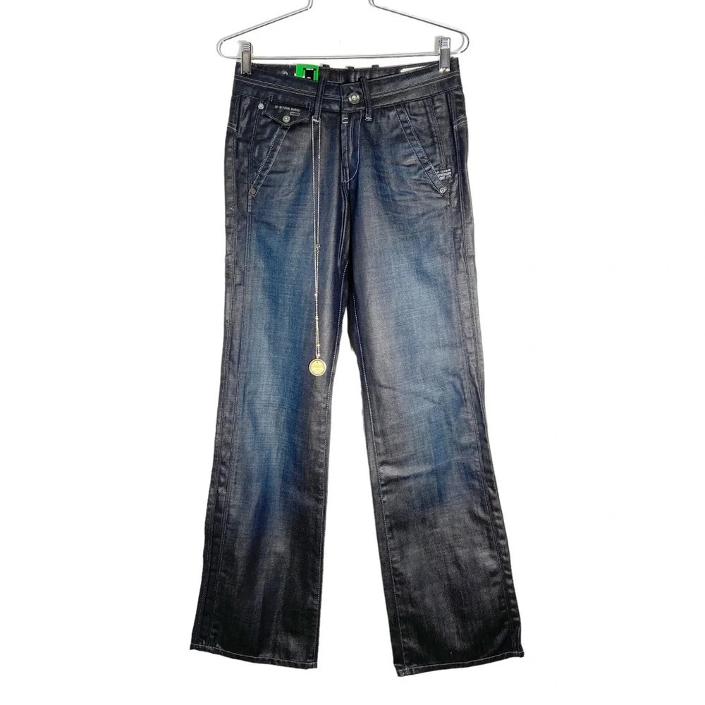 NWT G-Star Midge loose Chino in Slate Denim Raw Size 26